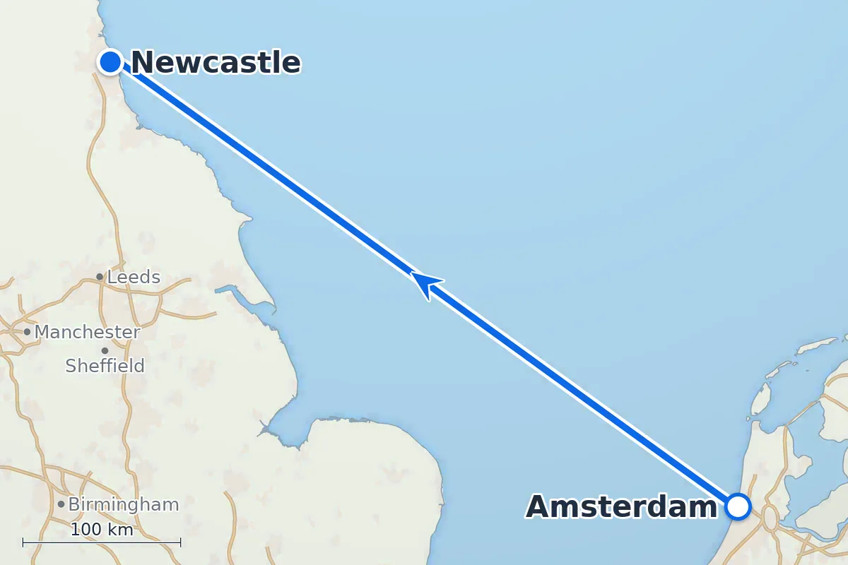 Amsterdam - Newcastle
